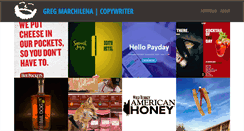Desktop Screenshot of gregmarchilena.com