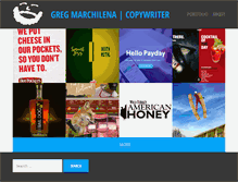 Tablet Screenshot of gregmarchilena.com
